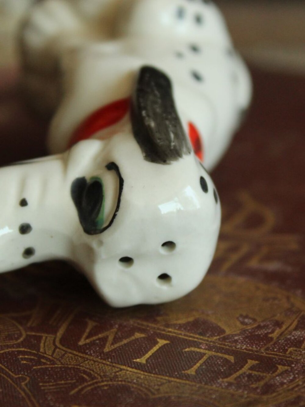 Vintage 1950s Salt and Pepper Shaker, Dalmatian Dog S & P, Collectible Kitchen - Picture 7 of 10